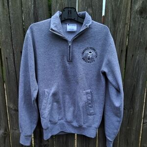 Lawrence Technological University half zip sweater. Champion branded size Small